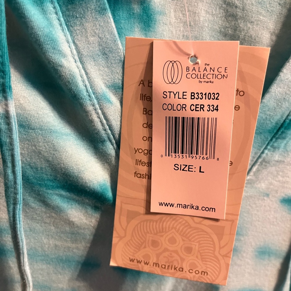 Marika Tie-Dye Hoodie Matching Pants Balance Collection Womens Size Large NWT - Picture 5 of 6